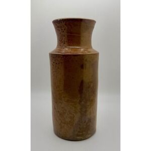 Antique Brown Salt-Glazed Ink‎ Pot Vase